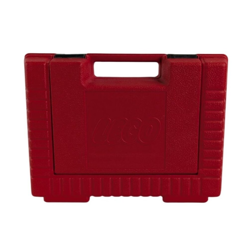Vintage 1985 Lego Red‎ Storage Container Carrying Bin Case 10x13x4 inch